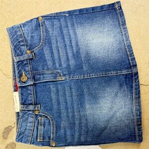 Arizona Jean Dark Blue Denim Skirt
